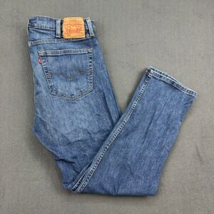 Levi's 505 Regular Fit Jeans Men's 38x32 Blue Denim Classic